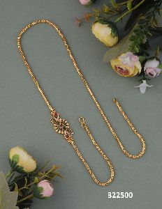 Gold plated latest design mop chain