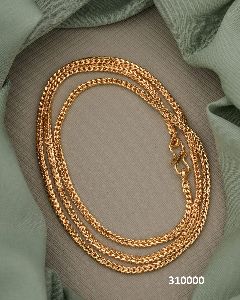 Gold plated plain chain