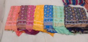 chinon silk saree