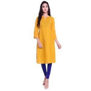 Cotton A-Line Ladies Kurtis, Size: S & XXL at Rs 380/piece in
