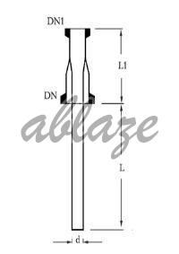 Polished Aluminium Short Dip Pipe