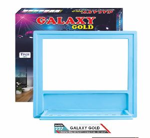 Galaxy Gold Plastic Mirror Frame