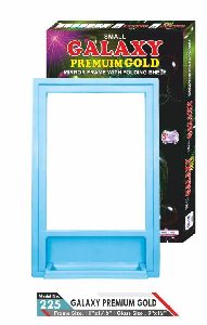Galaxy Premium Gold Small Plastic Mirror Frame