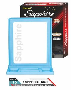 Sapphire Big Plastic Mirror Frame