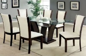 Wooden Square Dining Table Set