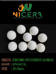 18-20mm Zirconia Toughened Alumina Media