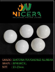 23-25mm Zirconia Toughened Alumina Media