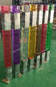 Acrylic Square Master Pillar with Bubble Inside