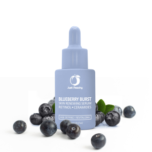 just peachy blueberry retinol ceramide serum