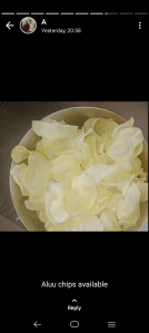 350kg potato chips