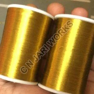 30 Denier Brown Lemon Gold Imitation Zari