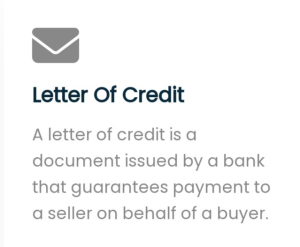 Letter of Credit