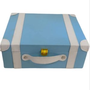 Blue Leather Gift Box