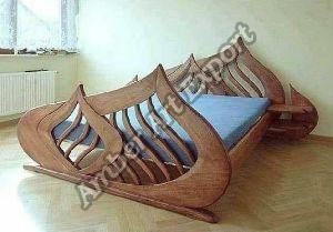 Solid Wood Double Bed