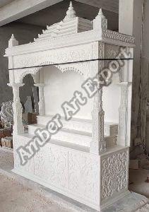 Temples in white marble