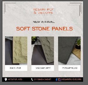 Soft stone panels