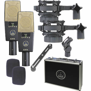 AKG Pro Audio C414 XLII Stereoset Vocal Condenser Microphone, Multipattern
