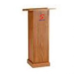 Teak Plywood with Natural Polish finish Wooden Podium (SP-529)