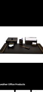 Leather office product