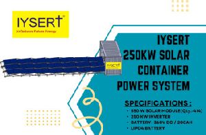 250 KW SOLAR CONTAINER POWER SYSTEM