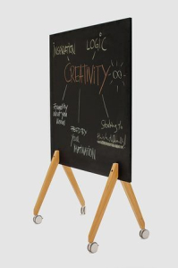 Magnetic chalk writing boards