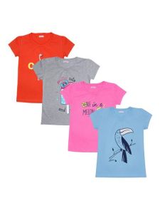 Girls V Neck T- Shirt