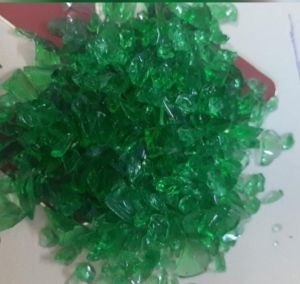 Green glass cullets 4mm