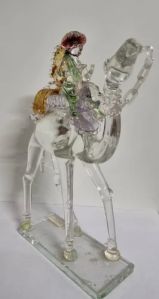 Decorative Camel Glass Statue