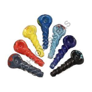 Twisted Glass Smoking Pipes