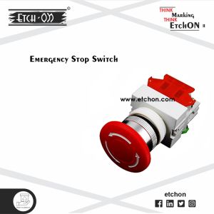 EtchON Laser Machines stop/start switches