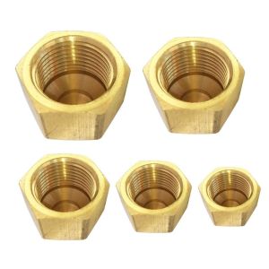 Brass Flare Fitting Cap