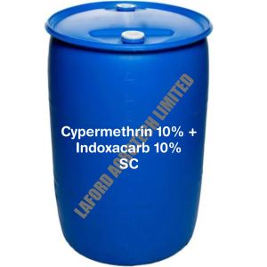 Cypermethrin 10% +indoxcarb 10 %SC