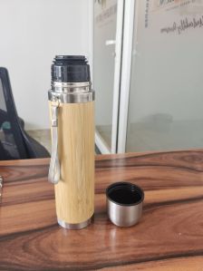 Bamboo water bottle/Bamboo Steel Insulated Water Bottle Flask/ Bamboo Steel Insulated Sipper Bottle
