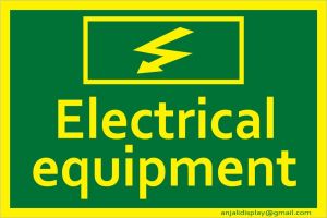 Electrical Equipment Sign Board