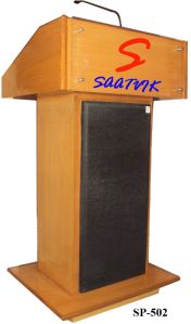 Wood Podium with In-built PA System SP-502