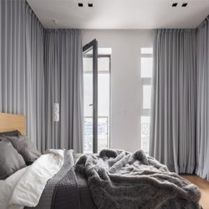 Plain Bedroom Curtain