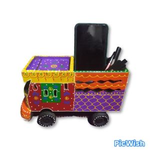 Truck design Table Organizer with Emboss painting