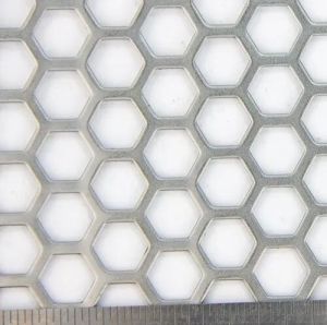 Aluminium Hexagonal Perforated Sheet
