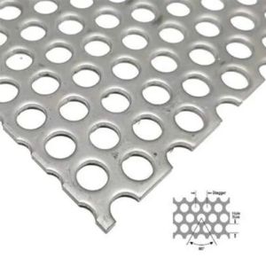 GI Staggered Perforated Sheet