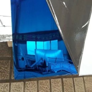 Blue Mirror Finish Stainless Steel Sheet