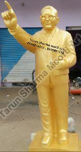 Marble Golden Bhim Rao Ambedkar Statue