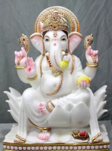 marble ganesh moorti