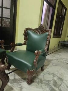 Green Wooden Sofa Chair