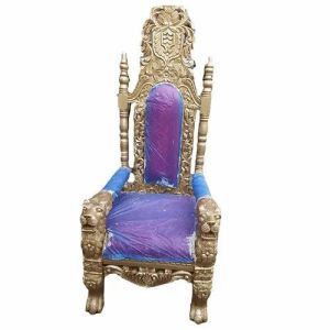 Golden Deco Polished Lion Carved Wooden Chair, Feature : High Strength, Quality Tested, Stylish