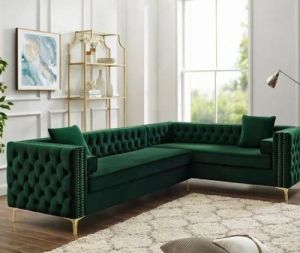 Modular Green Corner sofa