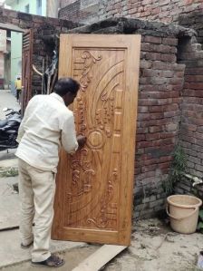 Teak Wood Carving Door