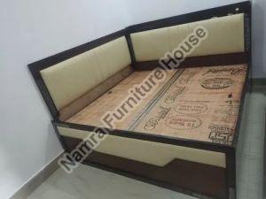 6X6 Feet Wooden Corner Bed