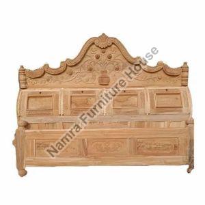 Teak Wood Bed Headboard