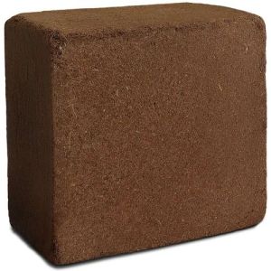 Dark Brown Coco Coir Peat Brick
