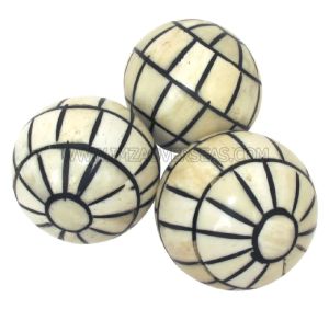 Bone Inlay Decorative Ball